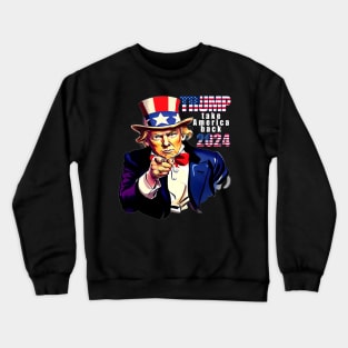 Trump 2024 uncle sam Crewneck Sweatshirt